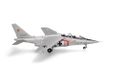 Herpa 580854 modelvliegtuig Alpha Jet 01 prototype, miniatuur op schaal 1:72, verzamelstuk, model zonder voet, metalen miniatuurmodel, grijs
