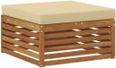 vidaXL Voetenbank Massief Acacia Hout Naturel