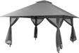 COAST™ Tente de réception avec auvents latéraux - 4 x 4 m - Gris