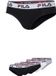 FILA - Urban Logo Brief | 5-Pack | Dames Slip | Maat XS - Zwart/Wit/Grijs