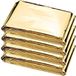 Comfort Aid Couverture de survie/couverture de secours/couverture isolante - 4x - 160 x 210 cm - or - couverture chauffante