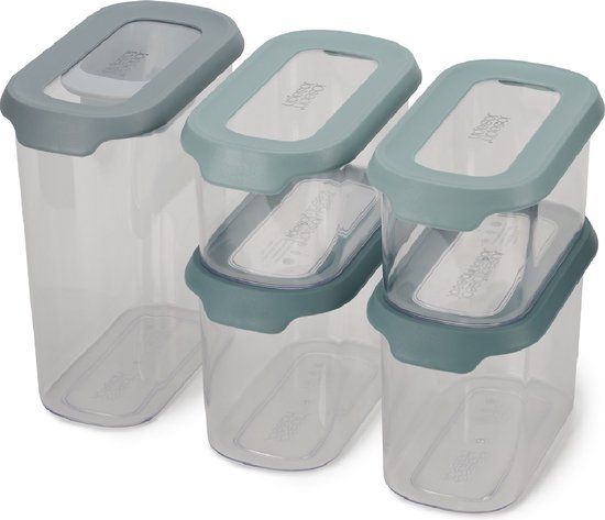 Joseph Joseph CupboardStore Voedselcontainer Set van 5 - Blauw