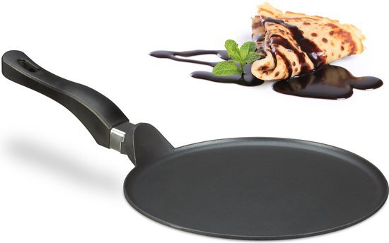 Relaxdays crepe maker - zwart