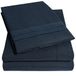 My Sweet Home 1500 draadtelling 4-delige lakenset Egyptische kwaliteit diepe zak - Queen, marineblauw