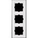 Kopp Athenis Cadre de recouvrement - Blanc brillant - 3 pièces