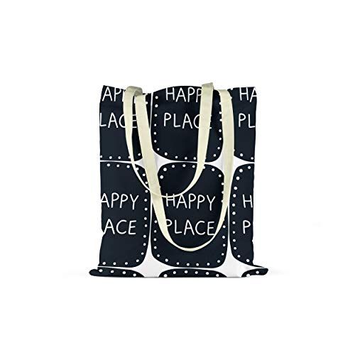 Bonamaison - Herbruikbare Boodschappentas - 48x55 cm - Katoen - Canvas - Turkije