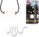 Paulmann Solar LED-lichtketting Taina Uitbreidingsset IP67 3000K 1,71m 3x60lm Zwart