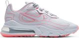 Nike Air Max 270 React SP Heren Lage Sneakers Maat 45 Roze/Grijs Textiel