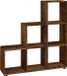 vidaXL Boekenkast Trapvormig 107 cm Gerookt Eiken