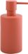 Spirella Distributeur de savon Tube Matt – Porte-savon et distributeur de lotion pour accessoires de salle de bain – Design mat élégant – Rouge mat – Plastique – Autoportant
