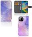 B2Ctelecom Hoesje voor Apple iPhone 14 Watercolor Paars