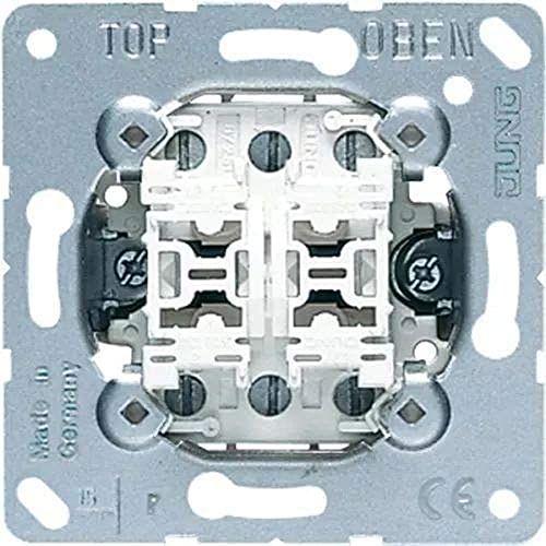 Jung Dubbele drukknop 539U 2 wisselaar, 250 V - 4011377274600