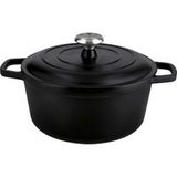 SILVERCREST Gietijzeren pan, Ø26 cm (Zwart)