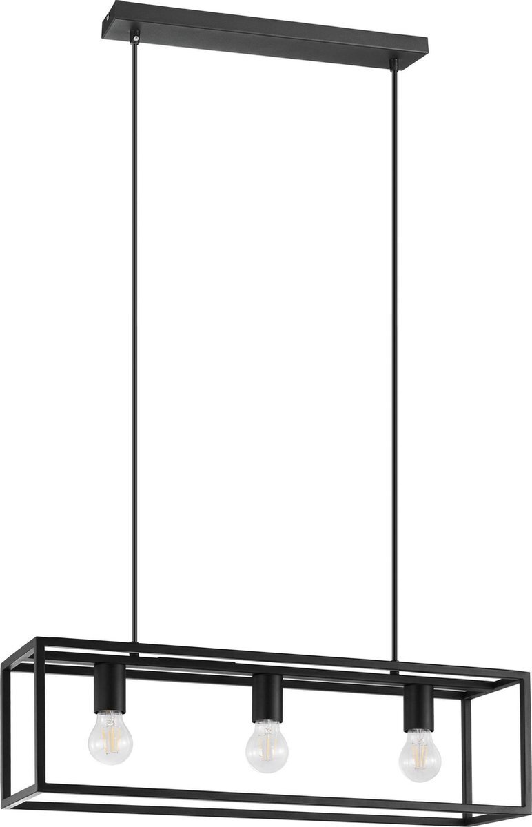 EGLO Blackcrown Hanglamp - E27 - 70 cm - Zwart