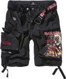 Brandit Iron Maiden Savage The Number of The Beast Cargo Shorts - Zwart - 5XL