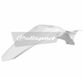 POLISPORT OFF ROAD Polisport Achterspatbord Wit Yamaha Yz250f 14-18 & Yz450f 14-17