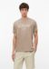 s.Oliver T-shirt L Cognac Katoen Ronde Hals Korte Mouw Logo Casual