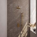 Brauer Gold Carving Thermostatische Regendoucheset Inbouw