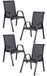 Janshop Sofotel SO-980 stoffen tuinstoelen set van 4 stuks