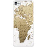 Apple Siliconen hoesje compatibel met iPod Touch 5, 6 Kaart Europa Afrika