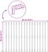 vidaXL Badmat 2 st naturel 60 x 40 cm massief acaciahout