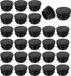 28 pièces capuchon rond, bouchons noirs, tubes en polyéthylène de 28 mm pour pieds de meubles, chaises et étagères