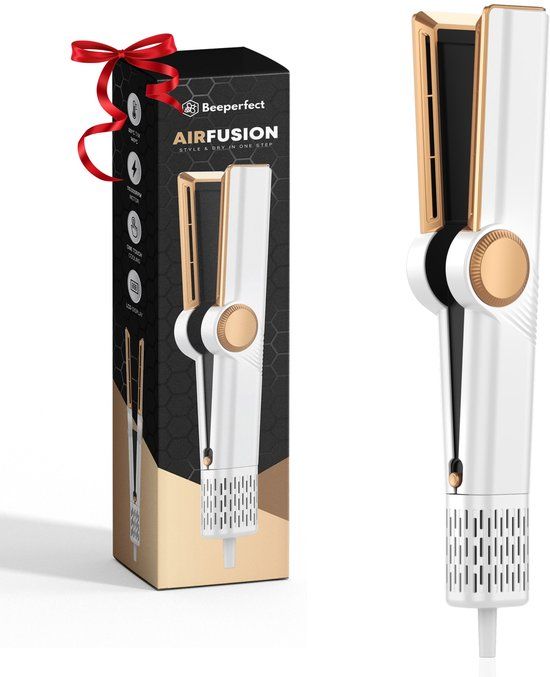Beeperfect® Stijltang Airfusion - Wit/Goud