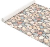 ANRO Badmat Stenen Wit 130x100cm