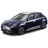 Bburago bbugaro Modelauto Alfa Romeo Giulietta - blauw - schaal 1:43 - speelgoedauto -