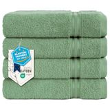 Hammetex Handdoeken 4-delige Set 50x100 cm, 100% Katoen Badstof