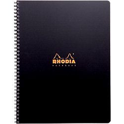 Clairefontaine Rhodia 11910C Notebook Zwart Gelinieerd A4+ 90 g/m
