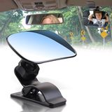 OEM Kivora B.V. Baby-autospiegel geschikt voor achterwaartse montage – geschikt voor kinderzitjes & autostoelen – 360° draaibaar – Frameloos ontwerp met zuignapbevestiging – Breed gezichtsveld – Zwart