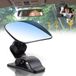 OEM Kivora B.V. Baby-autospiegel geschikt voor achterwaartse montage – geschikt voor kinderzitjes & autostoelen – 360° draaibaar – Frameloos ontwerp met zuignapbevestiging – Breed gezichtsveld – Zwart