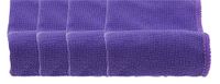 PAMEX - Set van 4 microvezeldoeken, 38 x 40 cm, violet
