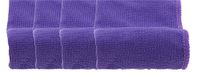 PAMEX - Set van 4 microvezeldoeken, 38 x 40 cm, violet