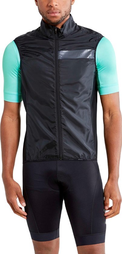 Craft Essence Light Windvest Heren, black