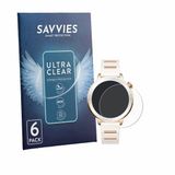 Savvies Screenprotector voor Oppo Watch X3 Mini - Folie Beschermfolie transparant 6 Stuks