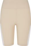 Urban Classics Color Block Cycle dames fietsbroek met contrasterende inzetstukken in vele kleuren maten XS-5XL, Softzeagras/wit