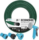 Cellfast Economic tuyau d'arrosage 3/4'' 20 m avec pistolet pulvérisateur et raccord d'arrêt