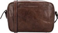 Hide & Stitches Westland Crossbodytas - Leer - Schoudertas Dames - Verstelbare Schouderband - Achterritsvak - Leren Tas - Leren Dames Tas - Donkerbruin