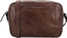Hide & Stitches Westland Crossbodytas - Leer - Schoudertas Dames - Verstelbare Schouderband - Achterritsvak - Leren Tas - Leren Dames Tas - Donkerbruin