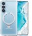 TORRAS Ostand Q1 Slim Hoesje voor Samsung Galaxy S26 Plus - Transparante Hard Case - Open-Frame Design - Met Kickstand - MagSafe Compatible