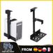 Elzusha - Support de boîtier de PC réglable universel pour montage sous bureau et mural