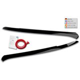 Koplampspoilers RDX Racedesign Koplampspoilers compatibel met Volkswagen T-Roc (A1) 2017-2021 (ABS zwart glanzend)