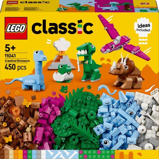 LEGO Classic Creatieve dinosaurussen - 11041 - Bouwset - 450 onderdelen - 5+ jaar