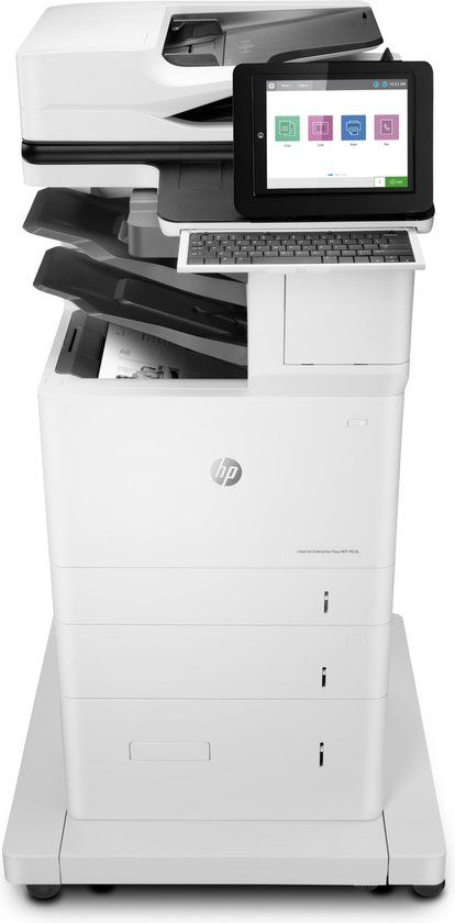 HP LaserJet Enterprise Flow MFP M636z - Multifunctionele Laserprinter (Printen, kopiëren, scannen, faxen) - A4 - Zwart/Wit