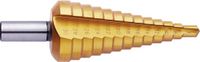 Exact 5343 HSS Getrapte boor 12 mm Metaal HSS-TiN 80 mm
