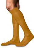 FALKE No. 9 Pure Fil d´Écosse kniekousen heren geel - maat 39-40