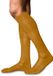 FALKE No. 9 Pure Fil d´Écosse kniekousen heren geel - maat 39-40