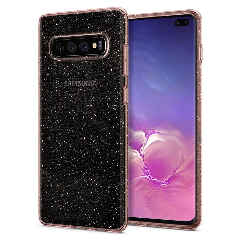 Spigen Liquid Crystal Glitter - Samsung Galaxy S10 Plus - Transparant